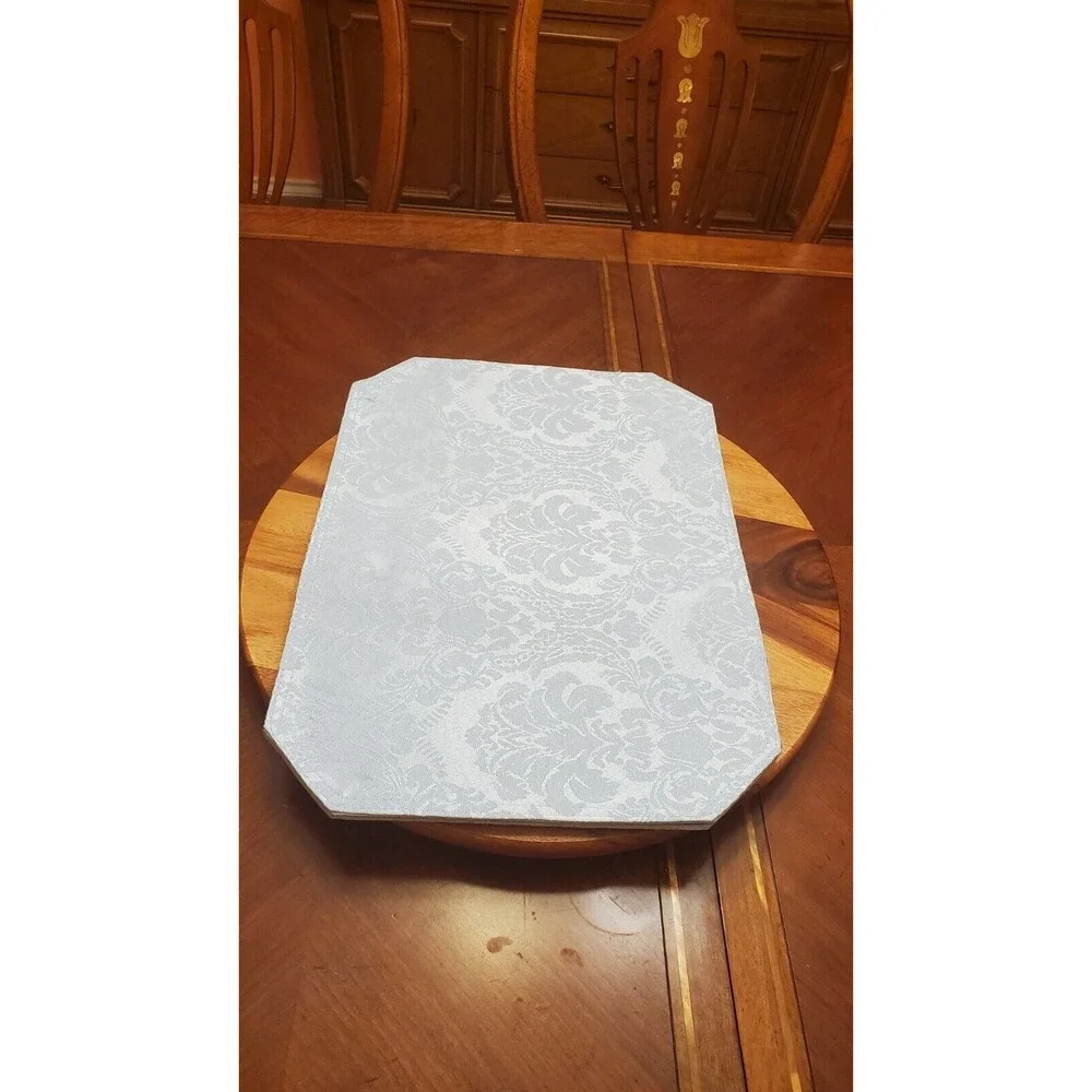 Bardwil Linens Set Of 4 PLACEMATS Light Blue About 18” X 13.”